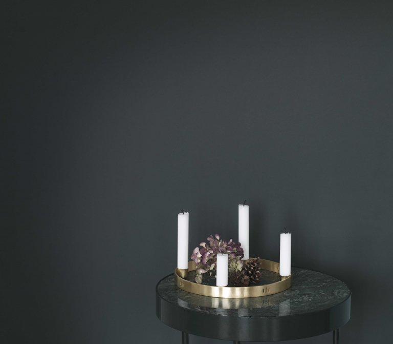 Ferm Living Circle kandelaar small messing