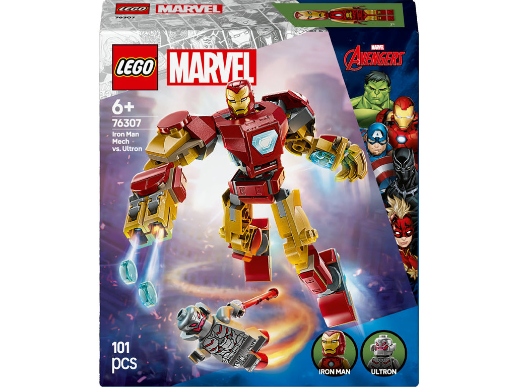 ROBÔ DO IRON MAN V. ULTRON LEGO SUPER HEROES MARVEL