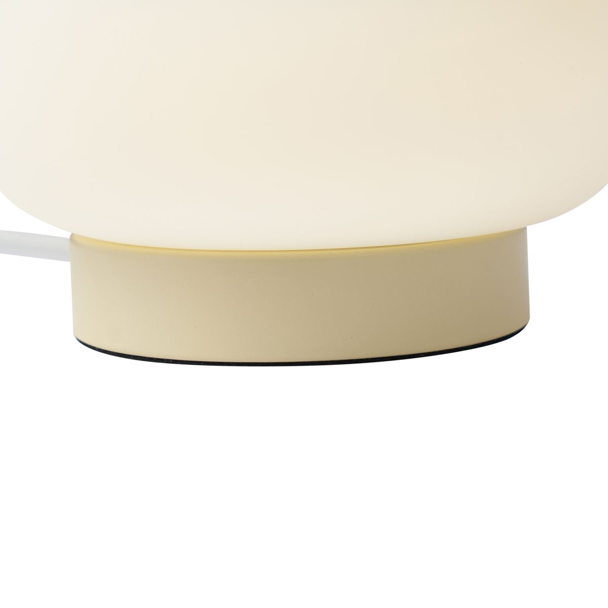 Japandi tafellamp beige met opaal glas 15cm - Kumo