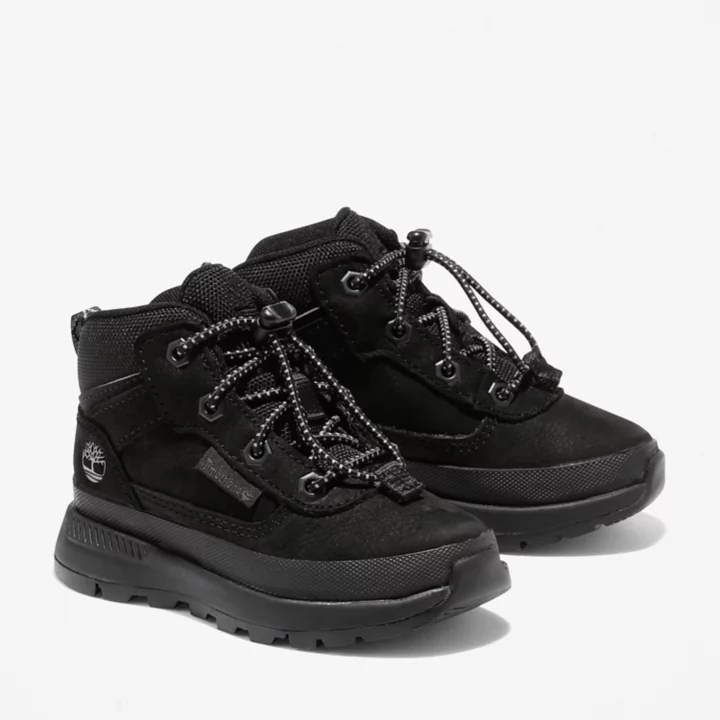 Chukka Field Trekker para criança pequena na cor preta