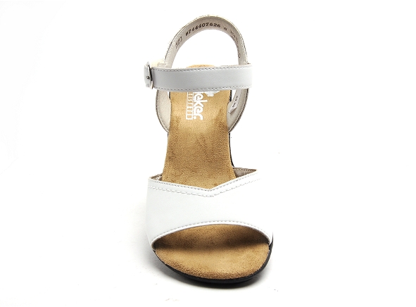 Rieker nu pieds talons femme 64650 blanc