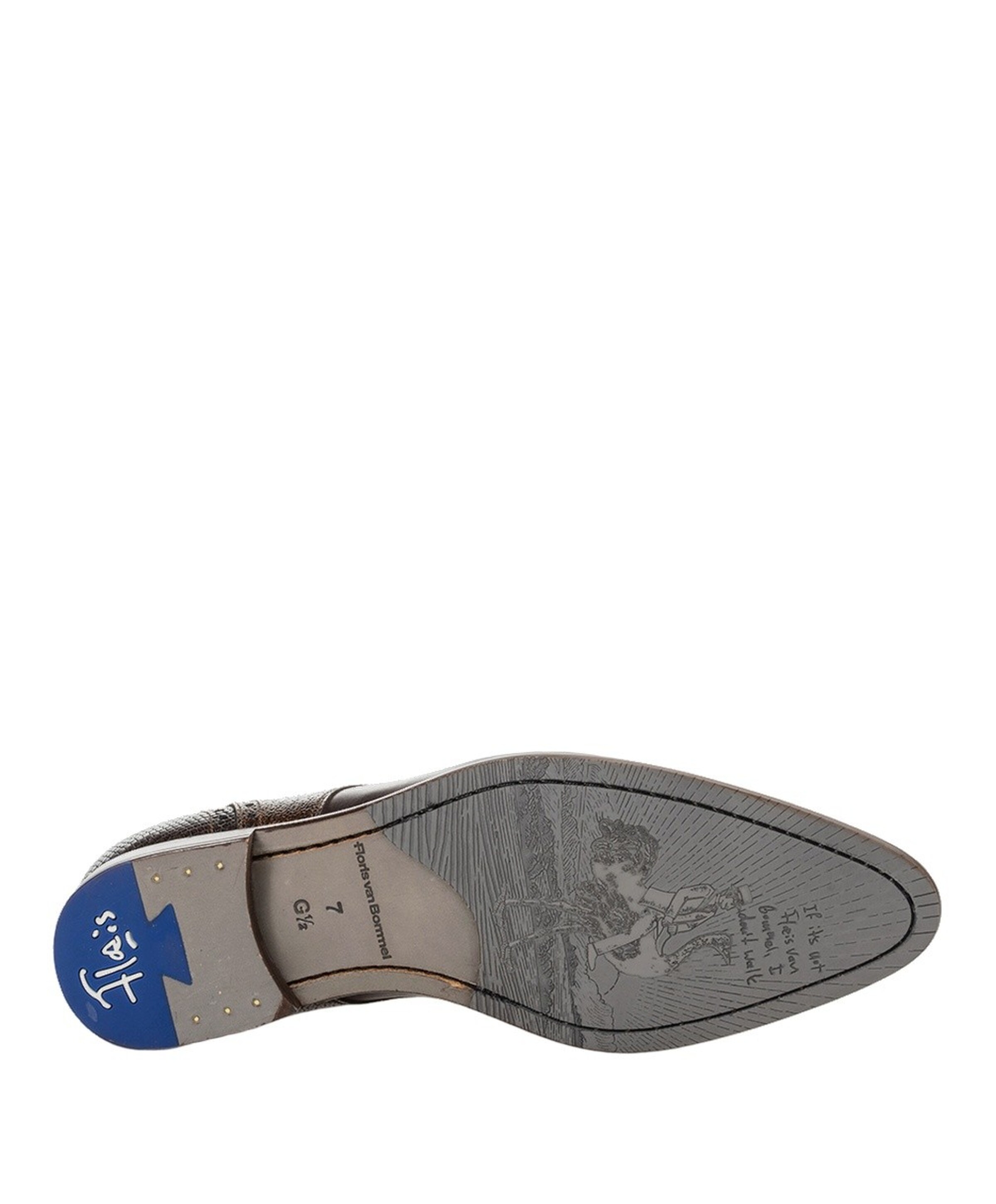 Floris van Bommel heren veterschoenen bruin