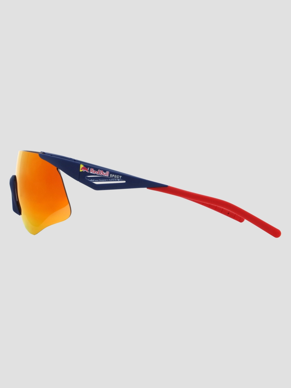 Red Bull SPECT Eyewear MARK-02 Blue Sunglasses brown with red mirror