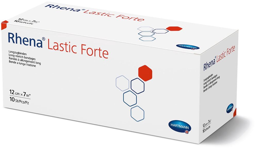 Rhena Lastic Forte 12cmx7m hautfarbig 10 Stk