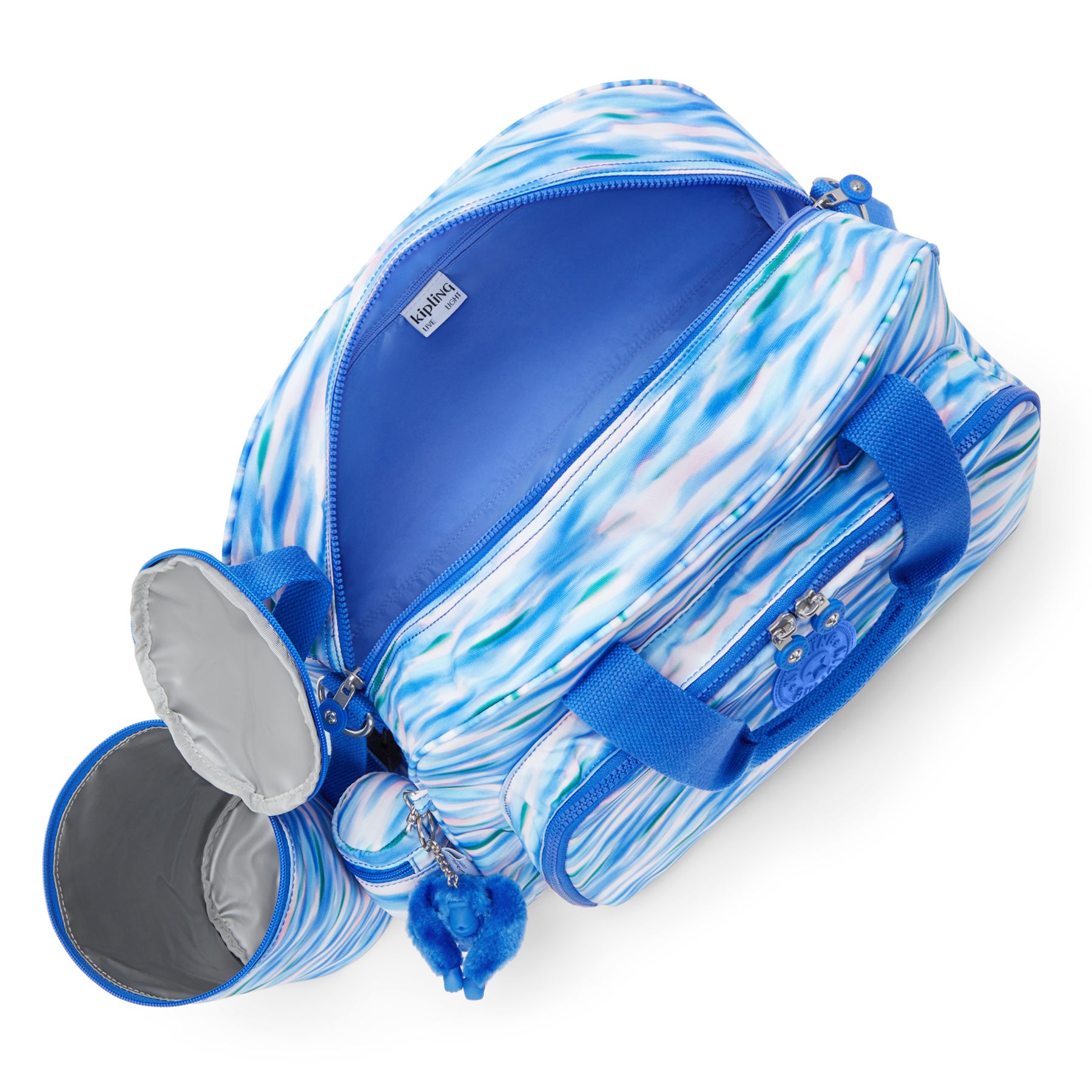 CAMAMA Sac À Langer avec Matelas à Langer - Diluted Blue