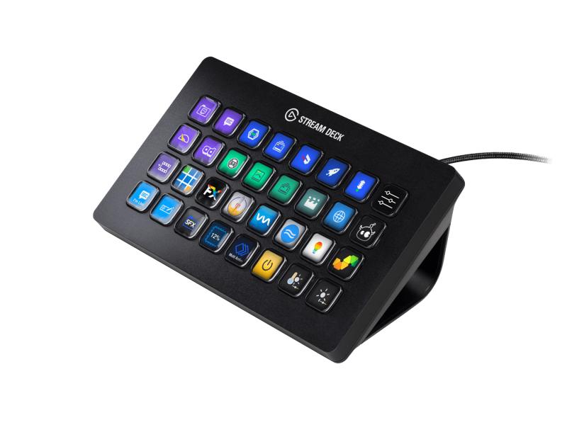 Elgato Ziffernblock Stream Deck XL Live Content Creation Controller mit 32 belegbaren Tasten