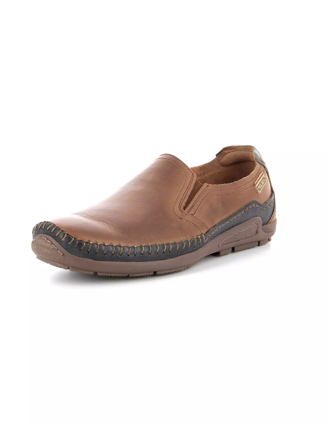 PIKOLINOS PIBALI CUIR NAVY 06H 3128 - Bateaux & mocassins Cuirbleu