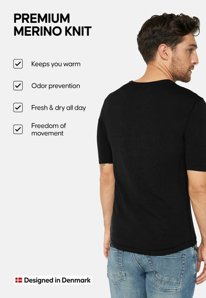 MERINOULD BASELAYER T-SHIRT TIL MÆND