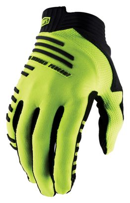 Gants Longs 100% R-Core Jaune Fluo