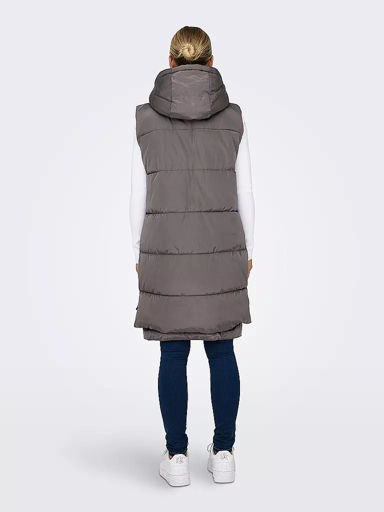 ONLY Steppgilet ONLNEWNORA grau