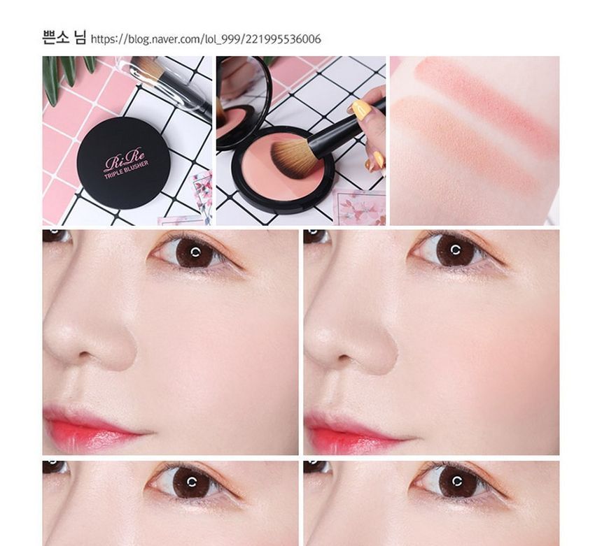 RiRe - Drievoudige Blusher