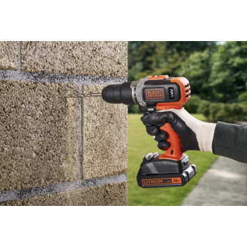 Black+Decker accu klopboormachine BCD003C2K-QW