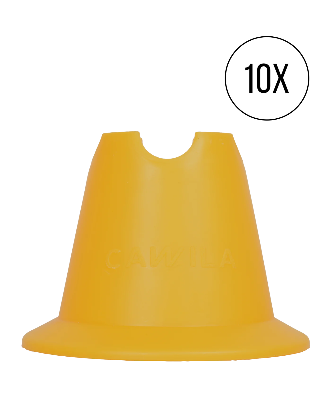 Cawila Mini-Pylone 10er Set Gelb
