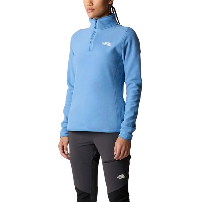 The North Face 100 Glacier 1/4 Zip Fleece Sweater Dames