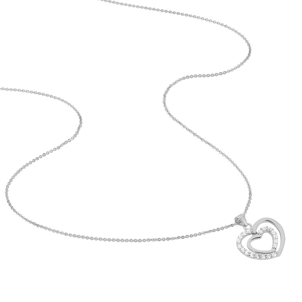 Collier Annabelle Argent Blanc Oxyde De Zirconium