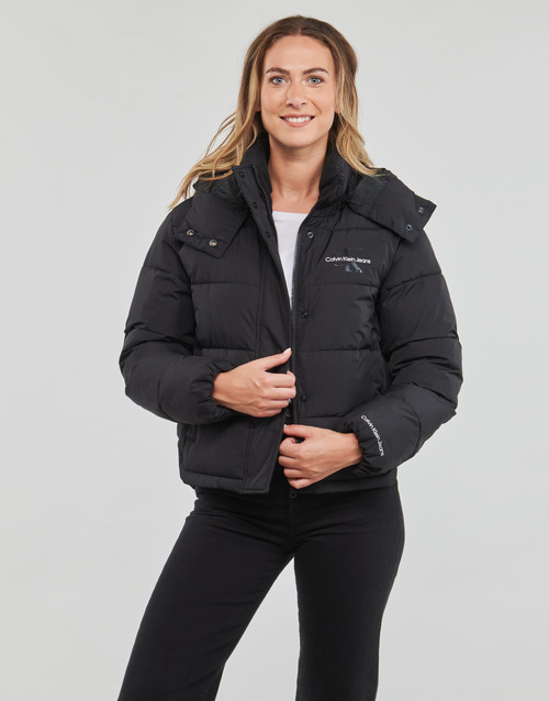 Calvin Klein Jeans - MONOLOGO NON DOWN SHORT PUFFER Negro