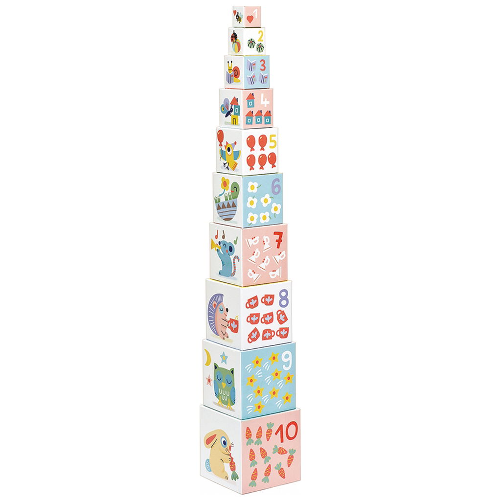 DjecoDjeco   BabyBloki Pyramide Tiere