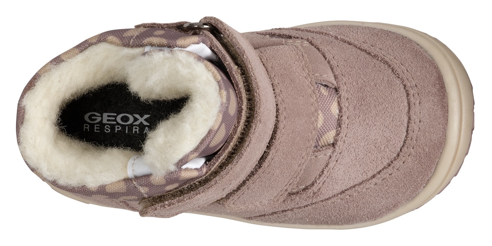 Geox Winterboots »B OMAR GIRL WPF«  Klettstiefel,  Babystiefel Winterstiefel mit schönem Muster