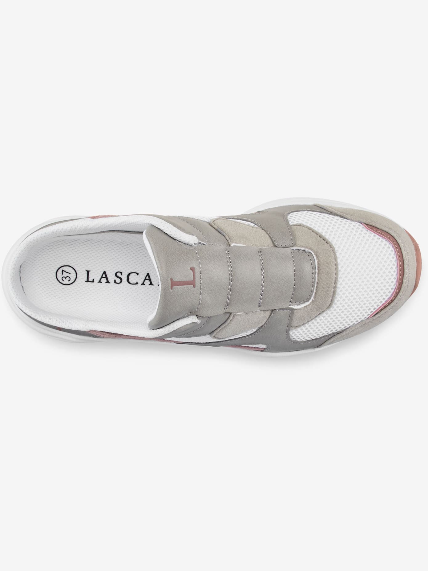 Sneakers slip on semelle chunky tendance et joli mélange de couleurs