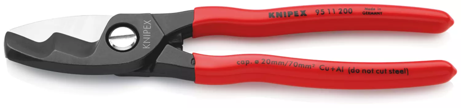 Knipex 9511200 Kabelschaar met dubbele snijkanten - 200mm