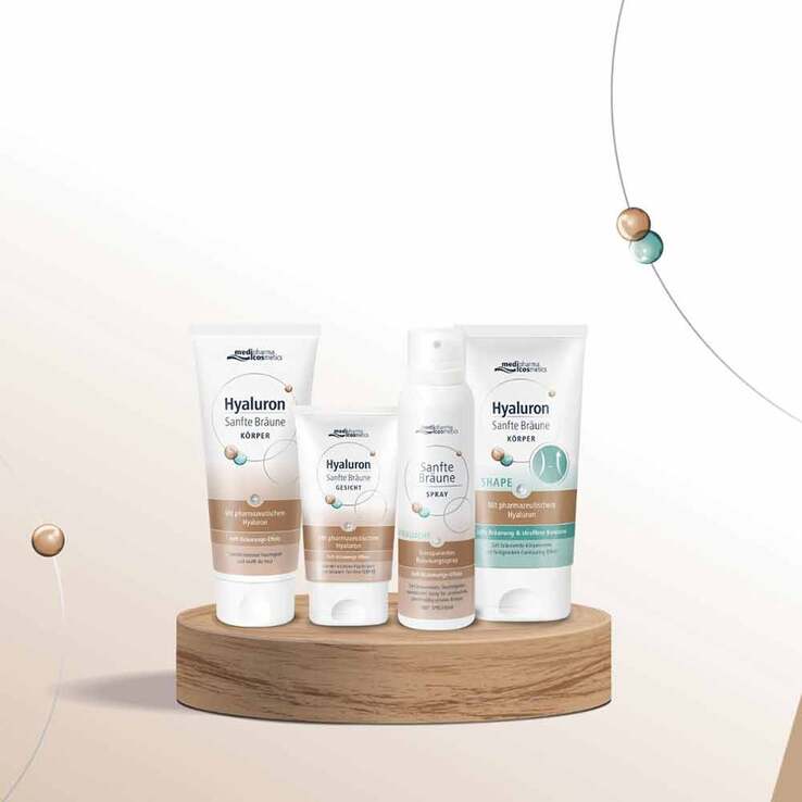 Hyaluron Sanfte Bräune Gesichtspflege Creme, 50 ml