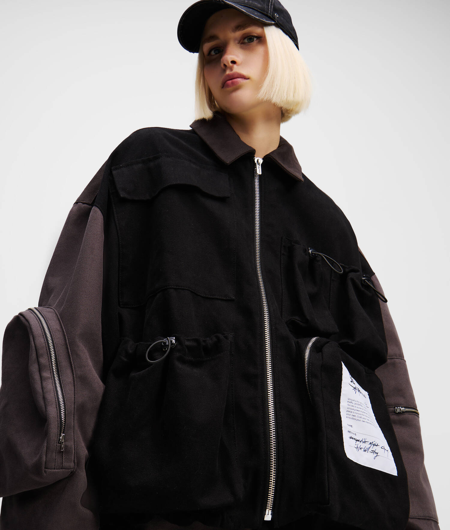 VESTE STYLE UTILITAIRE KLJ X ATELIER RESERVÉ - Noir