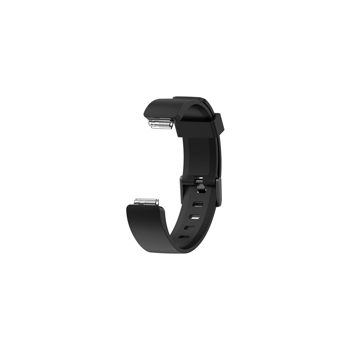 Silikonarmbånd Fitbit Inspire / Inspire HR - L Svart