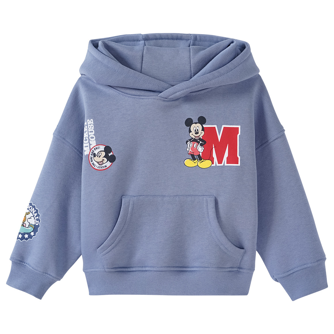 Topolino Micky Maus Hoodie mit Backprint hellblau