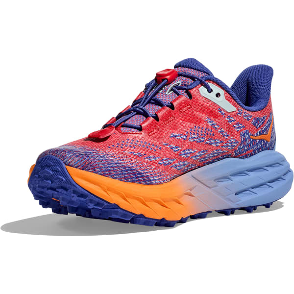 Chaussure trail HOKA ONE ONE SPEEDGOAT 5 YOUTH CERISE / STELLAR BLUE