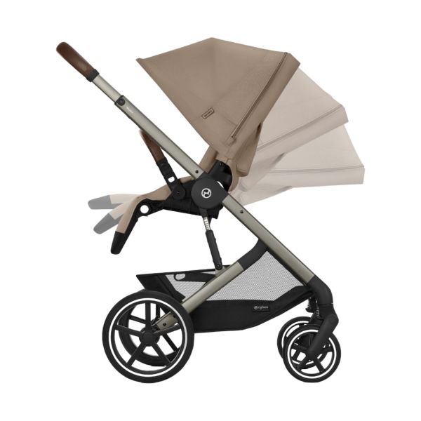 Cybex Balios S Lux Kinderwagen - Taupe - Seashell Beige / Light Beige