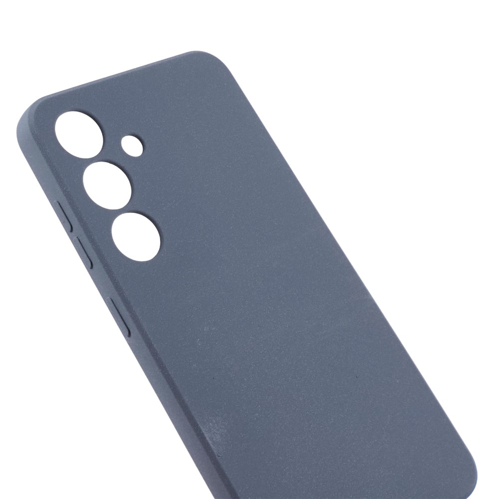 Samsung Galaxy S24 Gummi Case Hülle mit Kameraschutz - Blaugrau