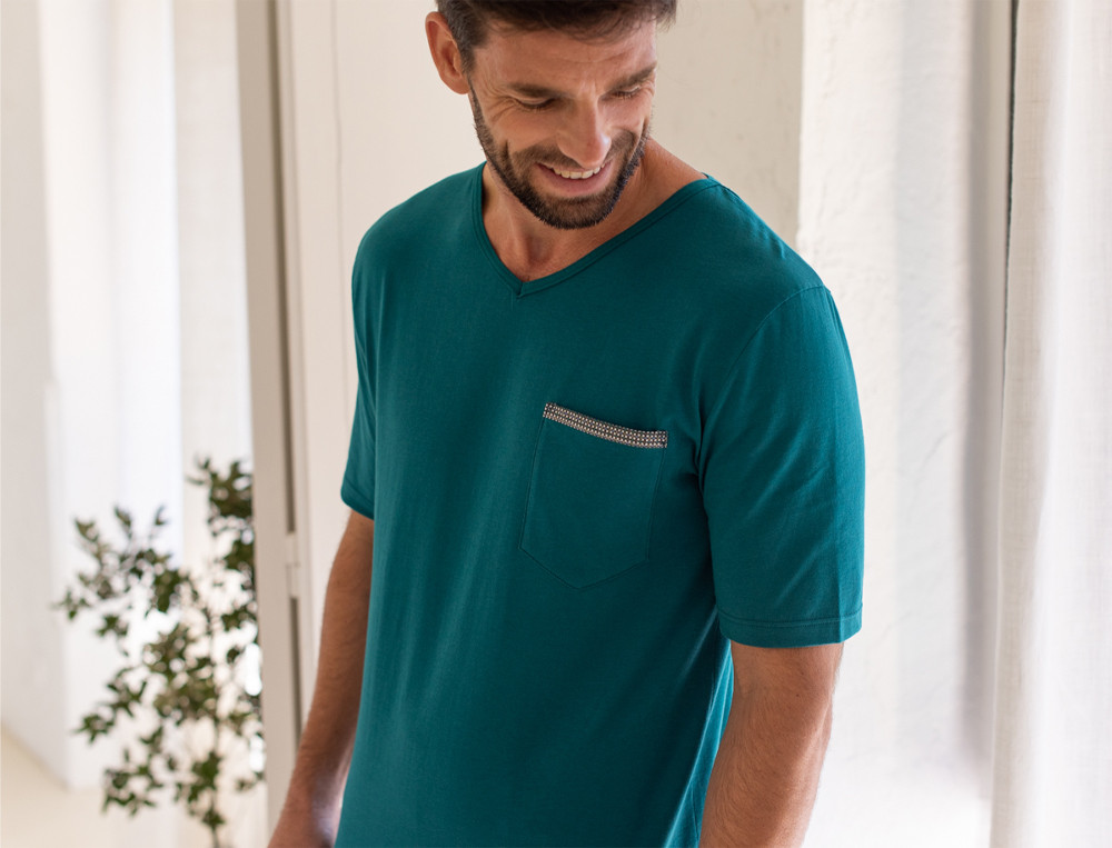 Pyjama short homme-La Havane