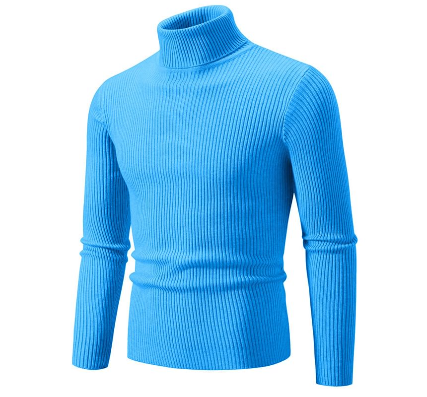 Blueforce - Effen geribbelde coltrui
