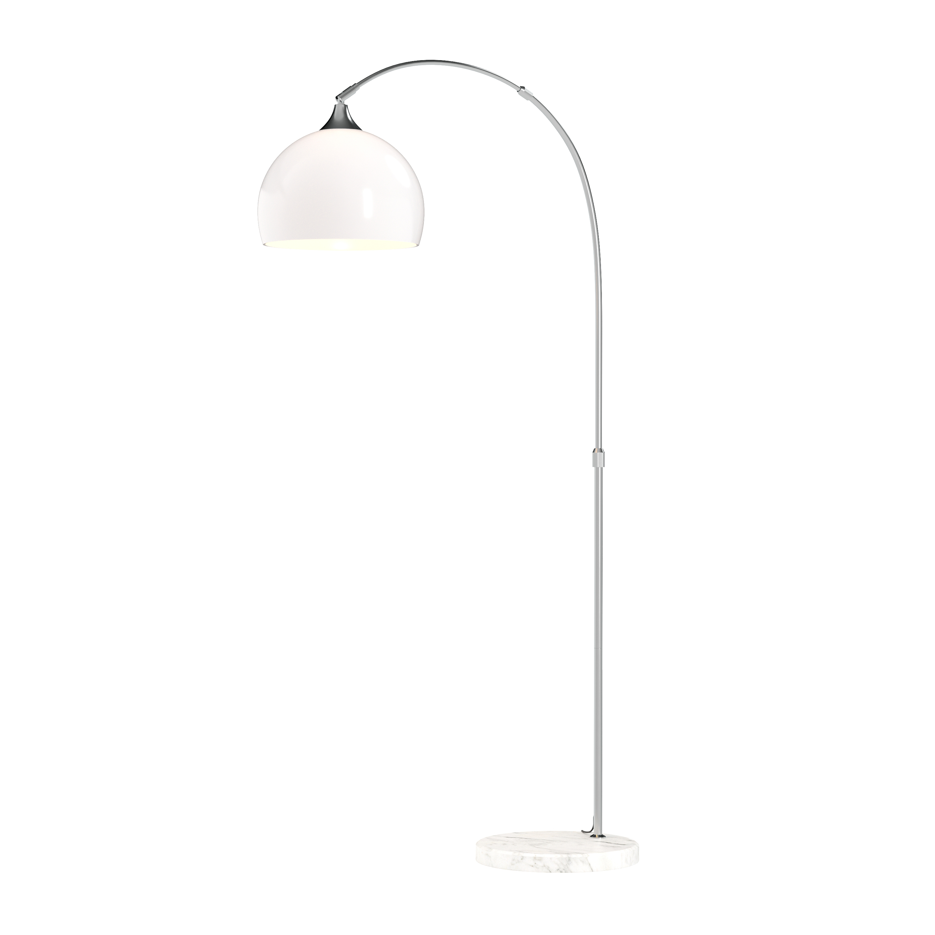 Stehlampe Bogenlampe SOLACE weiss