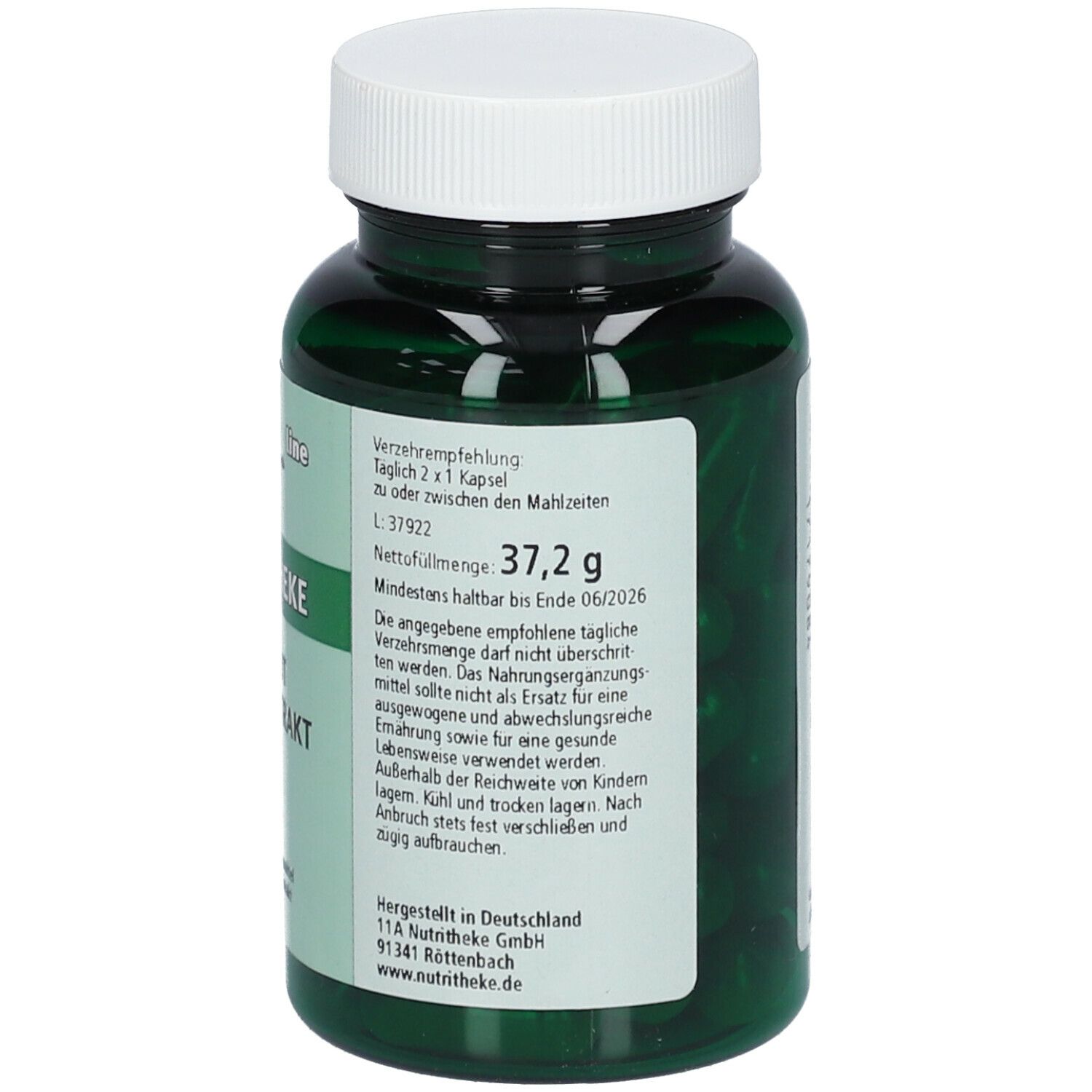 green line NUTRITHEKE WERMUT 500 mg Extrakt