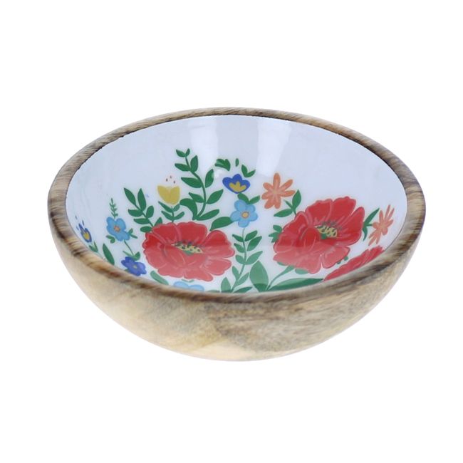 Coupelle en bois à fleurs Polka Folk Pondie Chérie