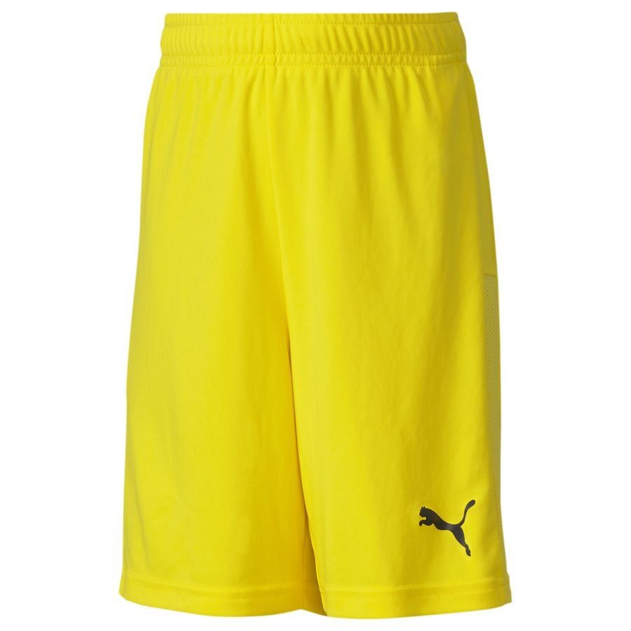 PUMA Short de Foot teamGOAL 23 - Jaune Enfant