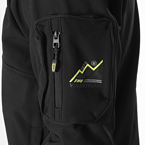 Veste Zippée Capuche Noir