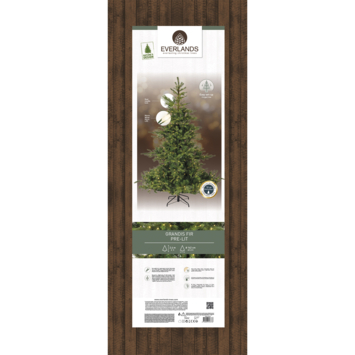 Everlands kunstkerstboom Grandis Fir 240 cm inclusief verlichting