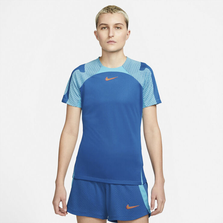 Nike Dri Fit Strike Traenings T Shirt Blå