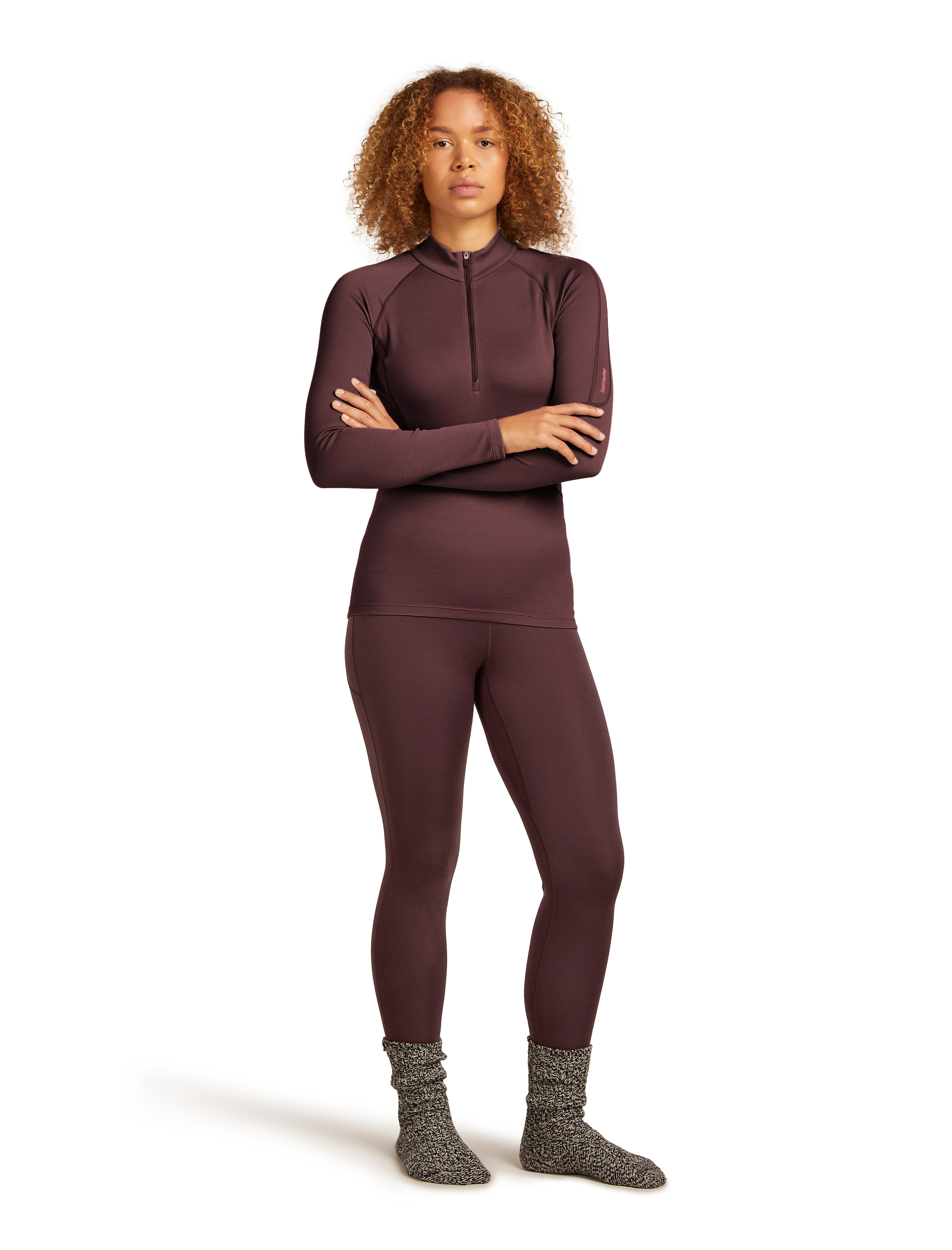 W 300 MerinoFinePolar LS Half Zip