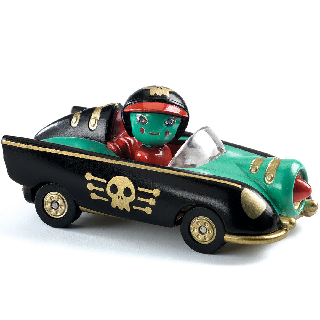 Djeco crazy motors auto - pirate wheels
