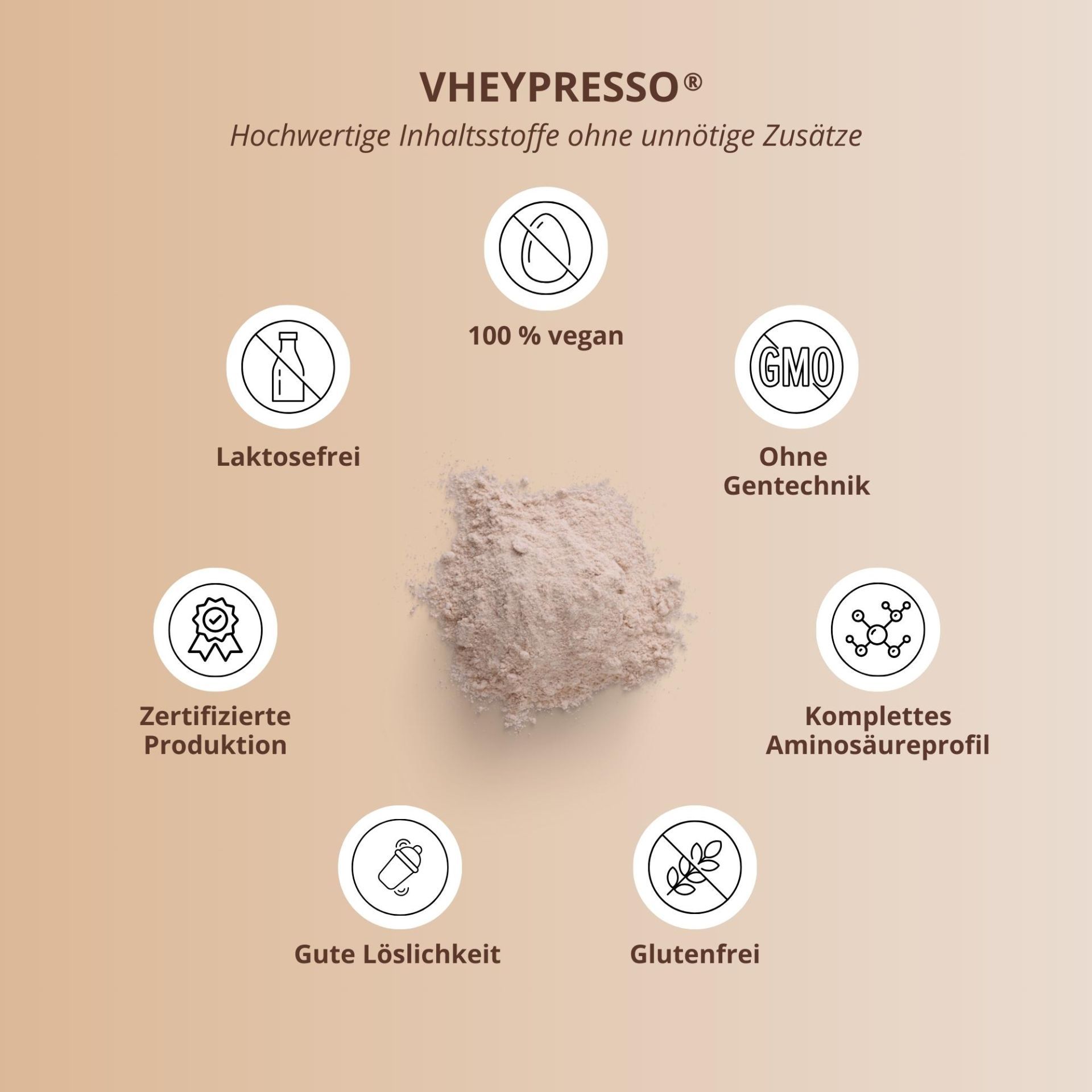 nutri+ Proteinkaffee Vegan - Vheypresso 800g