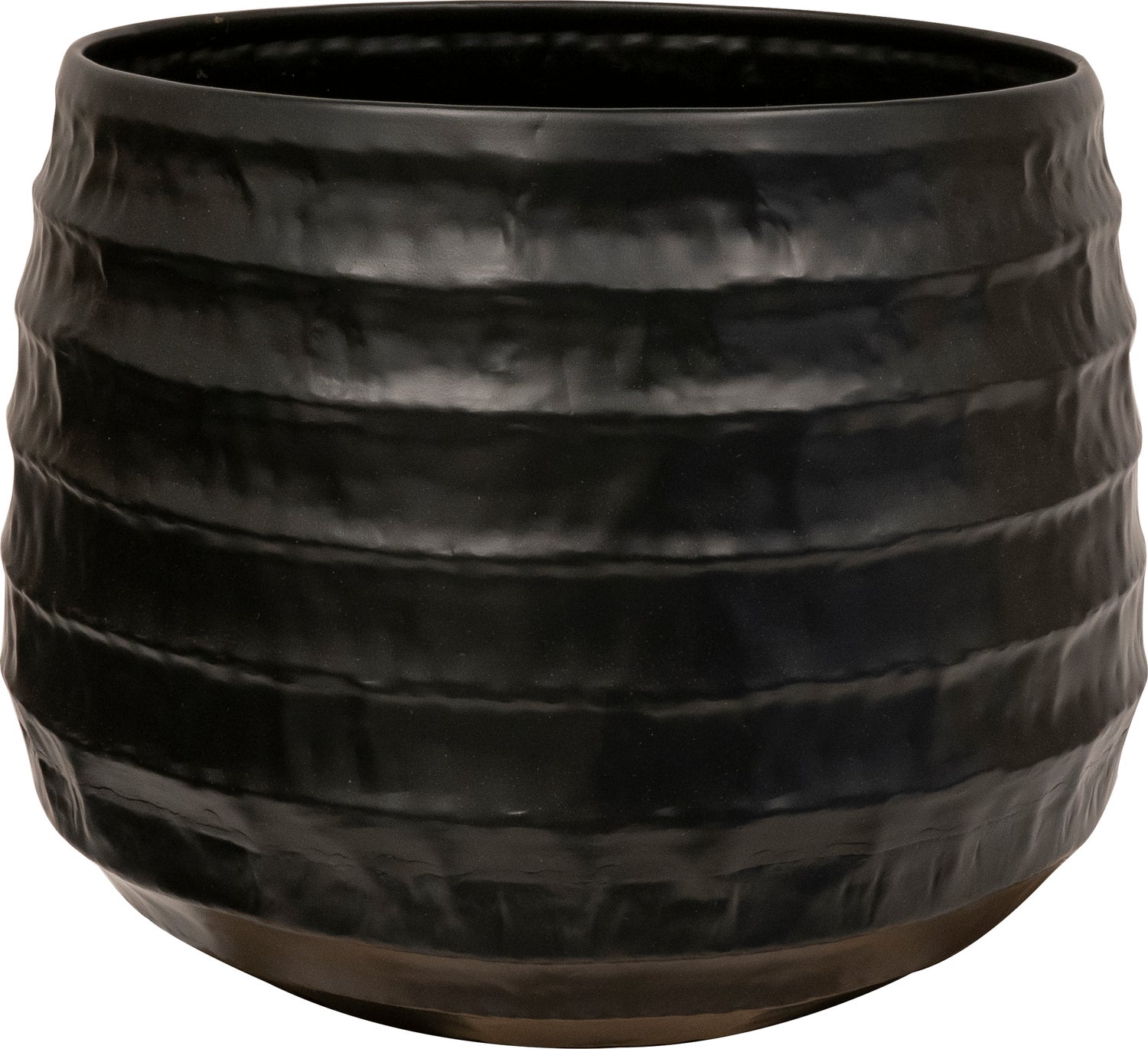 TS Collection bloempot Petra zwart D 43 H 34 cm