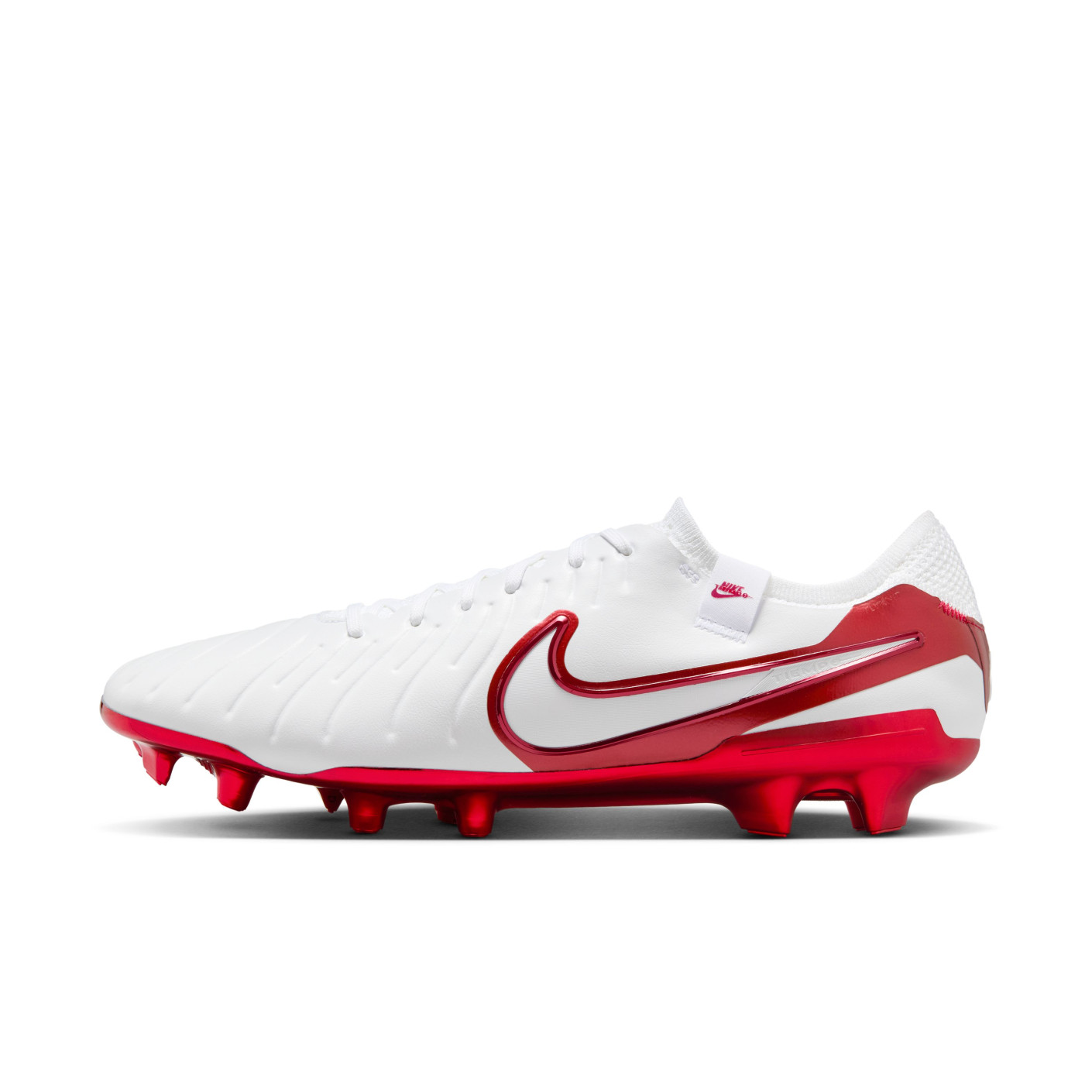 Nike Tiempo Legend 10 Elite Gras Voetbalschoenen (FG) Wit Rood