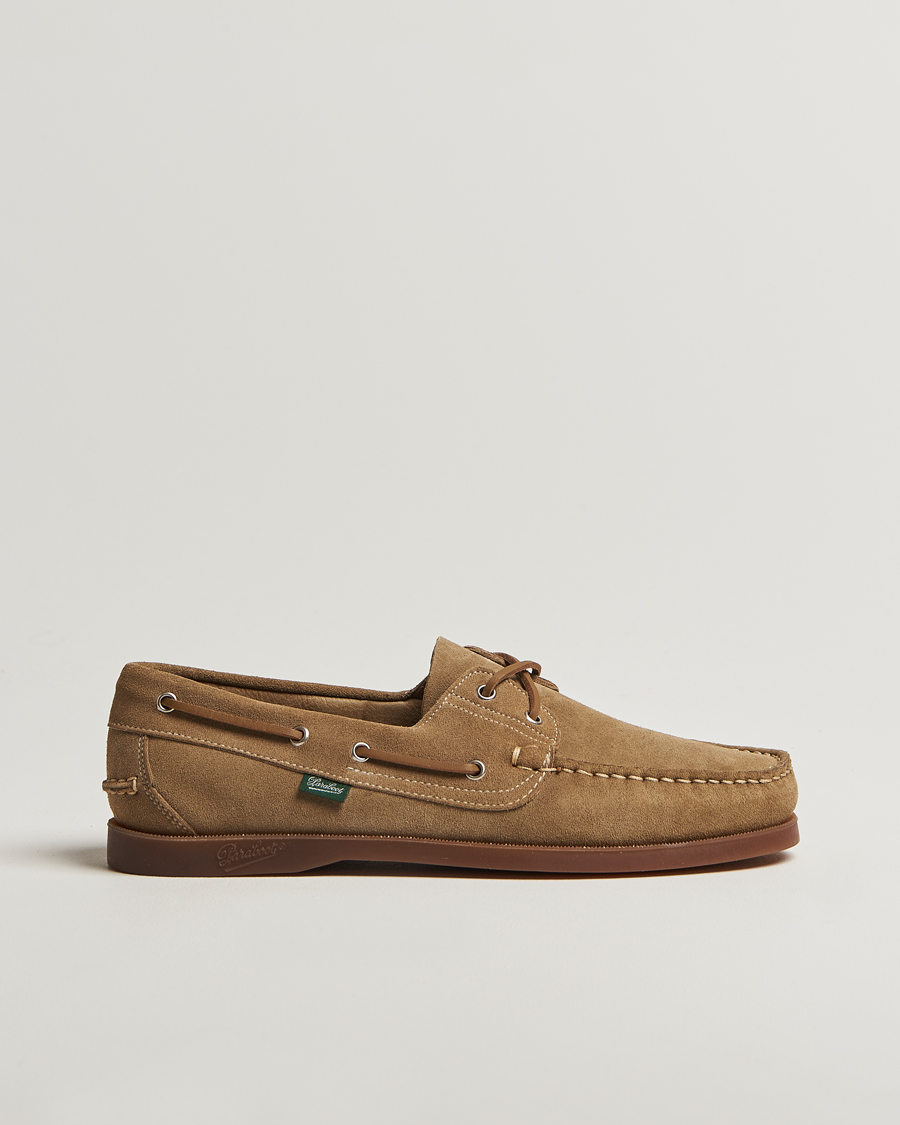 Paraboot Barth Boat Shoe Sand Suede