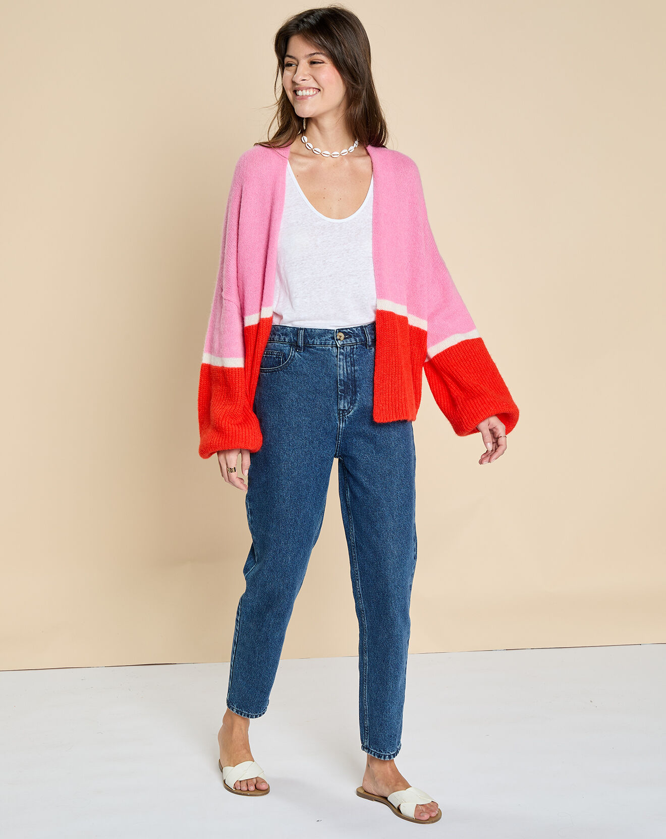 Harris Wilson Gilet en Alpaga mélangé Flavor orchidée
