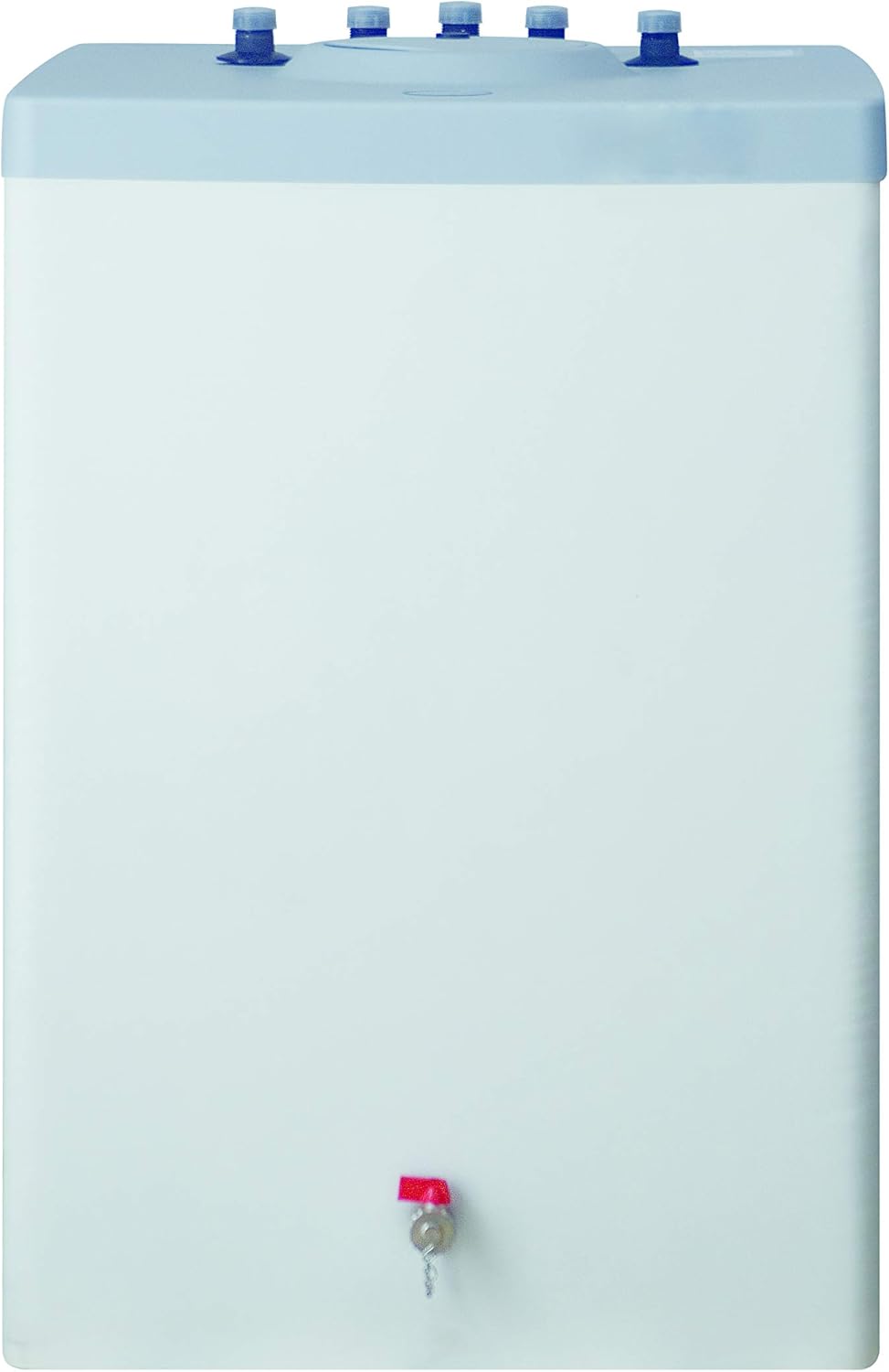 Warmwasserspeicher Unterstellspeicher Boiler mit 1 Wärmetauscher 120 Liter inkl. Magnesiumschutzanode, Ablasshahn, Zirkulation