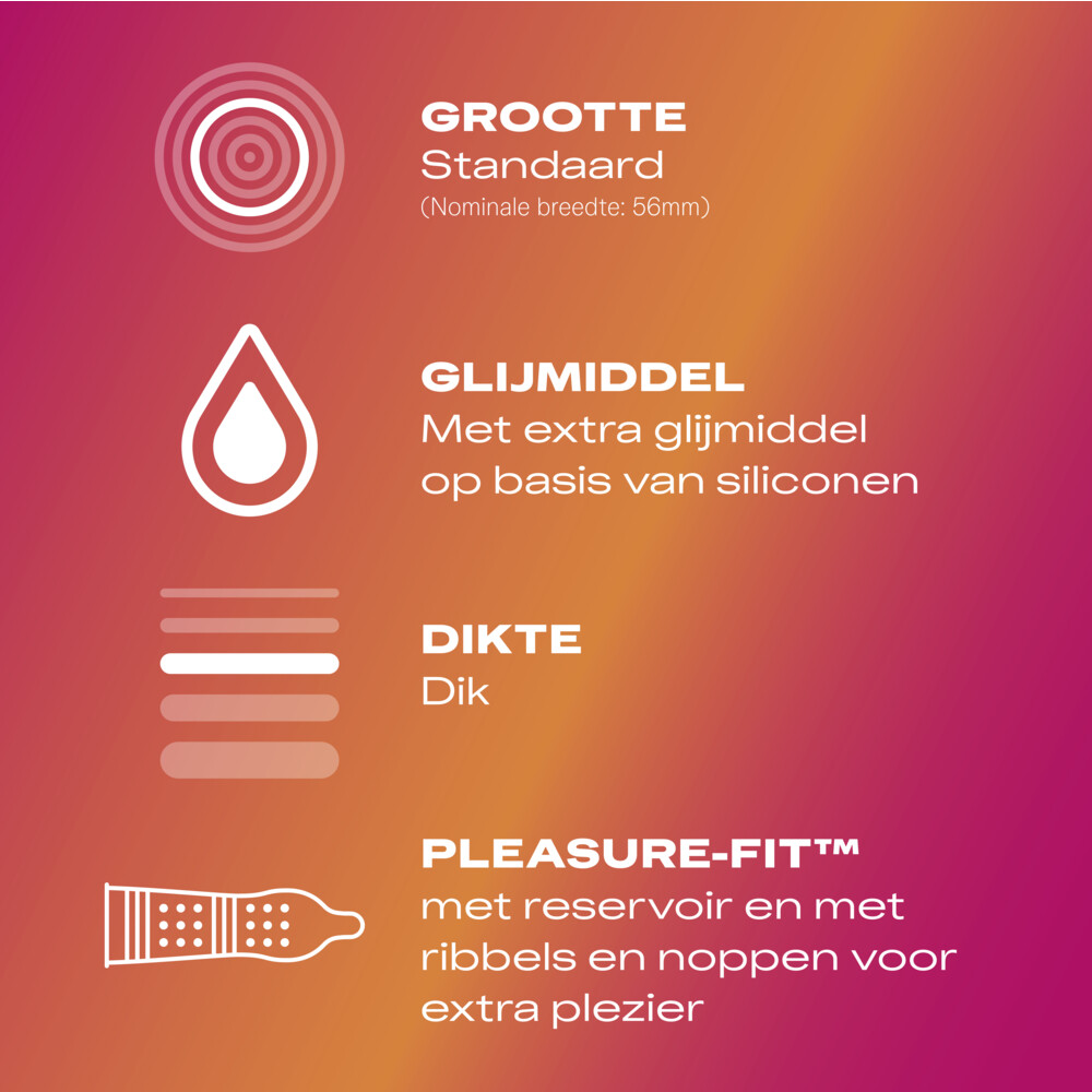 Durex Condooms Pleasure Me 10 stuks