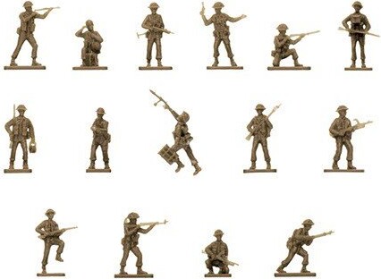 Airfix - Wwii British Infantry - Vintage Classics - 1:76 - A00763V